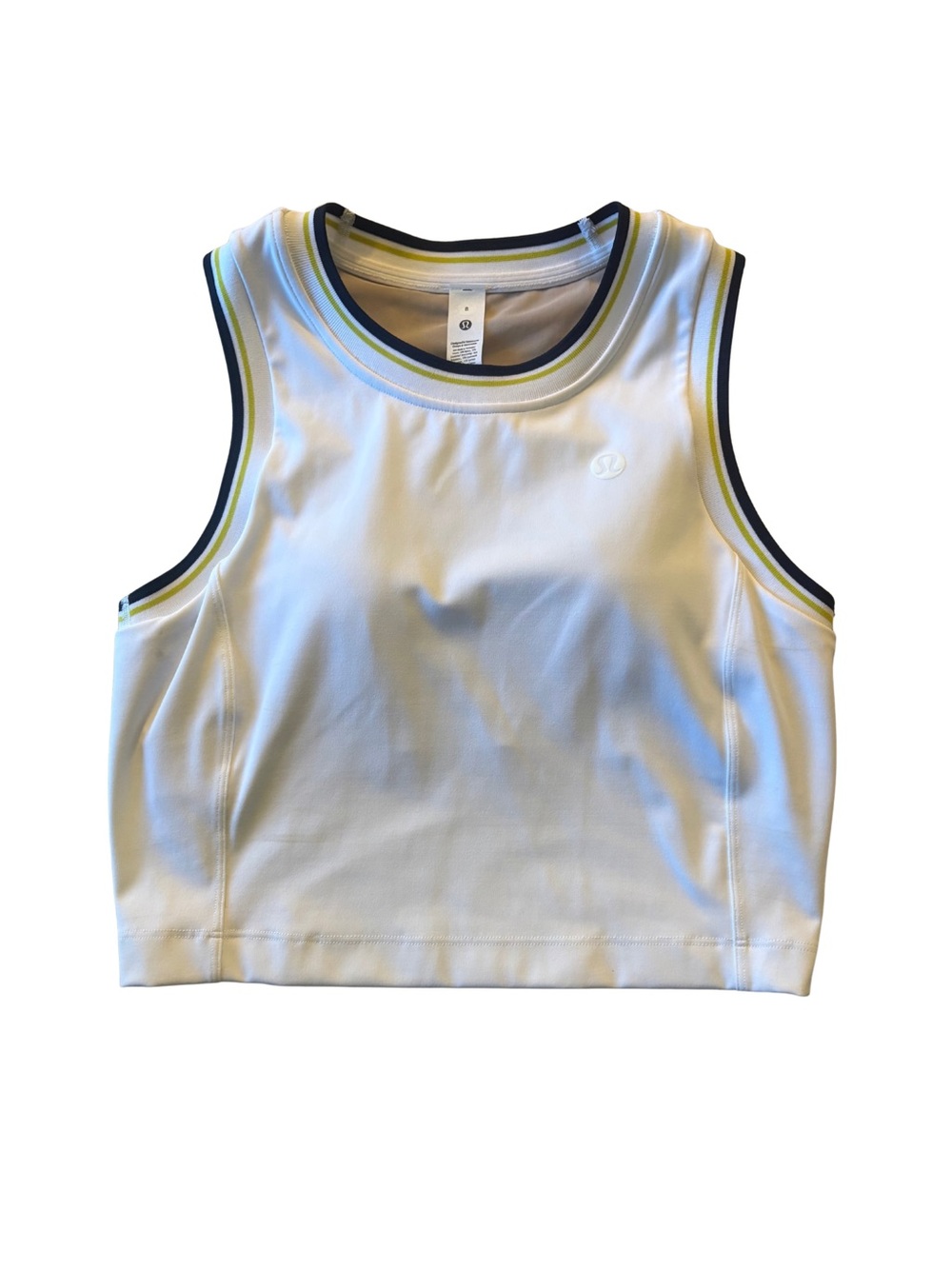 Lululemon Varsity Scoop-Neck Cropped Tennis Tank Top NWT